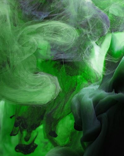 Flowing crystal patterns suggesting smooth movement and energy